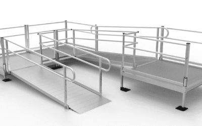 Aluminum Wheelchair Ramp Installation