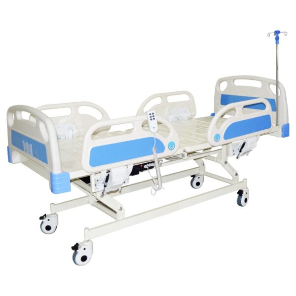 Three function electric hospital bed