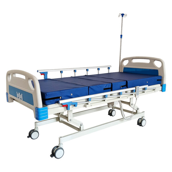 hospital bed with mattress