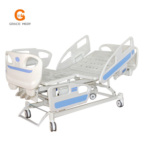 3 crank manual hospital medical bed customized
