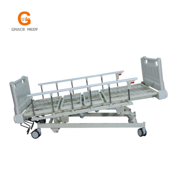 5 function hospital bed manual crank
