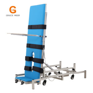 standing bed blue