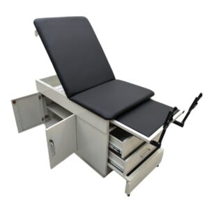 examination bed with storage