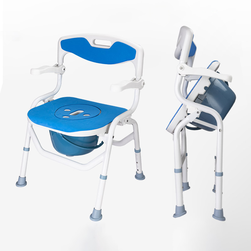 foldable commode shower chair