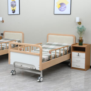 nursing bed with manual crank