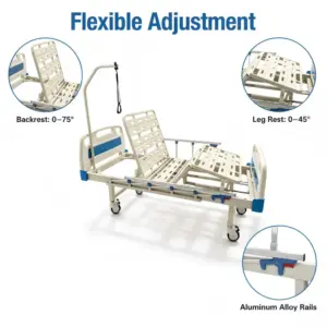2 crank hospital bed detail 2